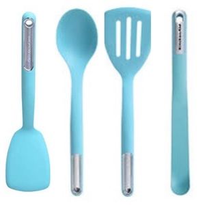 Kitchenaid Aqua Sky 4 piece Utensil Set